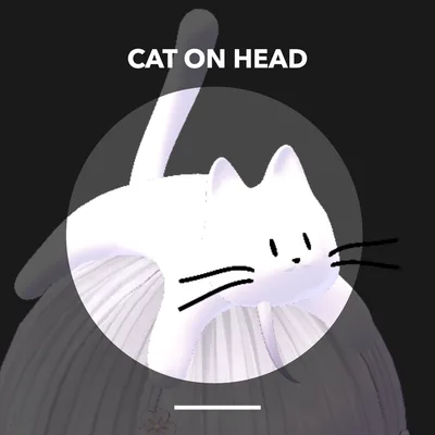 Cat on head