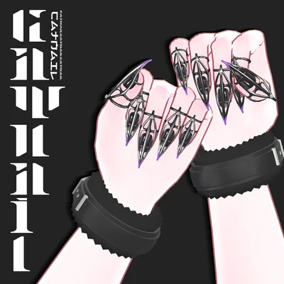 ✦ 【4アバター対応】 ♥ cat nail ✦