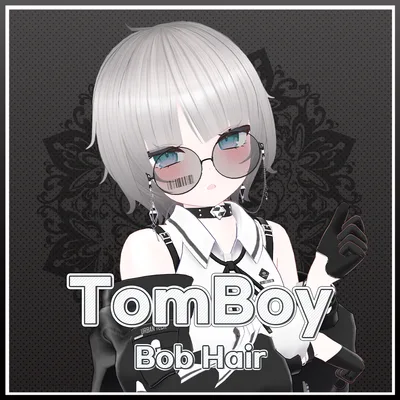 クールなトムボーイボブヘア