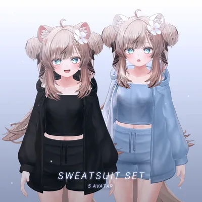 【3Dモデル】Sweatsuit Set_5 Avatar