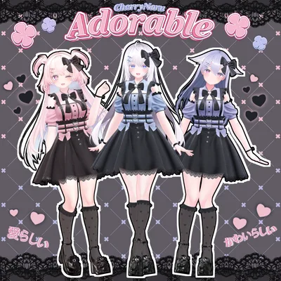 【6アバター対応】🎀Adorable 🎀