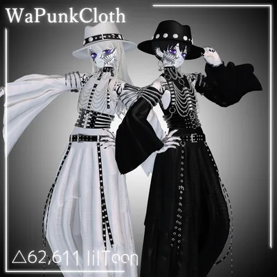 和風パンク衣装【Grus/Binah対応】