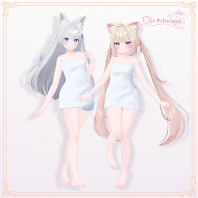 『バスタオル改』"MA対応おまけシェイプキー付き" 複数アバター対応衣装