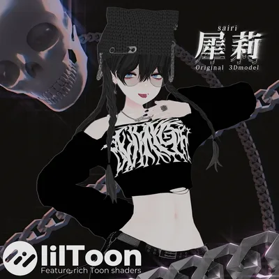 【オリジナル3Dモデル】犀莉 -Sairi-