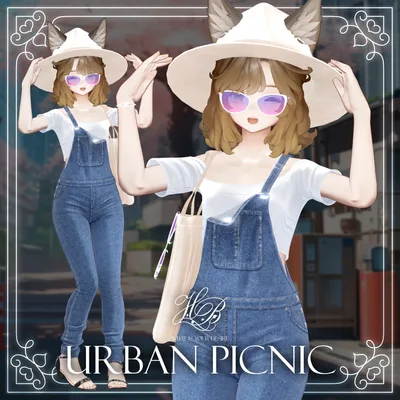 『9アバター対応』【3D衣装モデル】Urban picnic