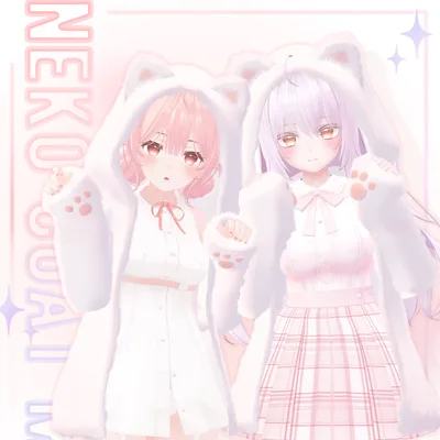 「 20アバター対応 」‧₊⁺ Neko Coat ‧₊⁺