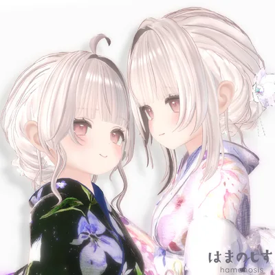 わたがしヘア 【 2種セット / 髪型 / アップヘア 】 ヘアアクセサリー付き Watagashi Hair