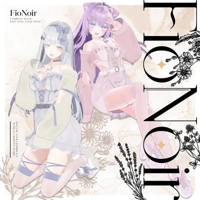 オリジナル3Dモデル「FioNoir」#なっふな堂