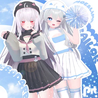 【3D衣装モデル】Sailor#b0d4ff