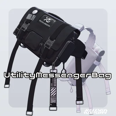 3Dモデル『ユーティリティメッセンジャーバッグ』
