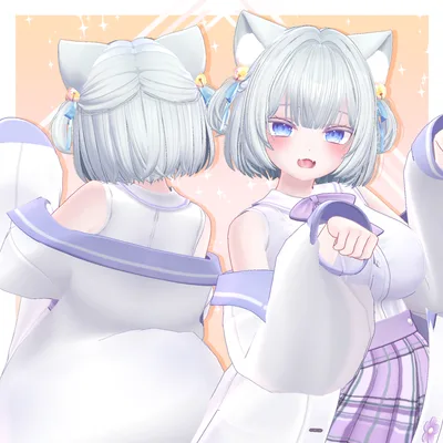 [VRC Hair] Nya! 猫耳 ショートカット