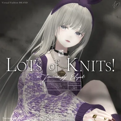 【3D】Lots of KNITs !  (森羅/マヌカ/萌/桔梗/Lapwing/ラシューシャ/珀杏対応) #LAYON服。＃LAYONコーデ