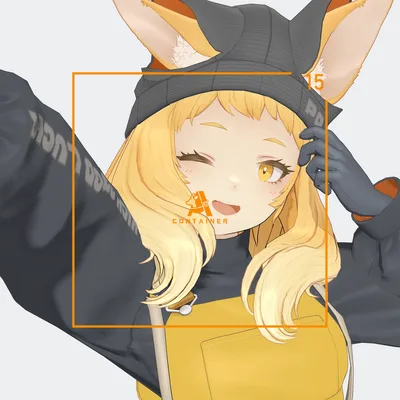 【VRC / VRM 対応3Dモデル】CONTAINER ver1.03