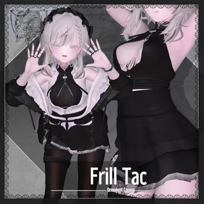 【複数アバター対応】Frill Tac【VRChat想定】