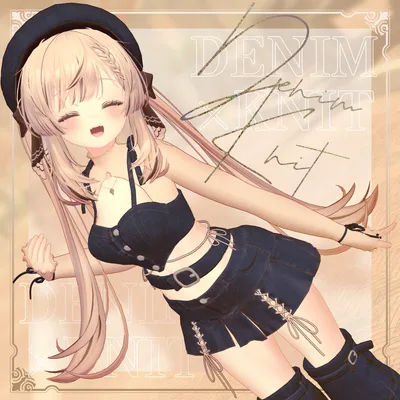 【VRC向け】Denim×Knit【7アバター対応】