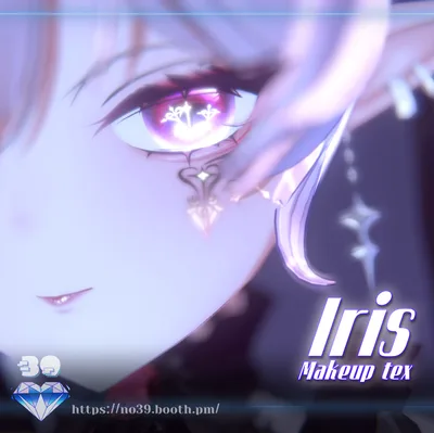 【 イリス(Iris) 専用 】Little Devil Makeup+Body/Face Tattoo texture+Material[HD-PSD]