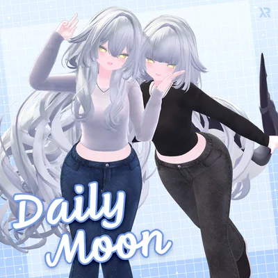 【3Dモデル】Daily Moon_4 Avatar