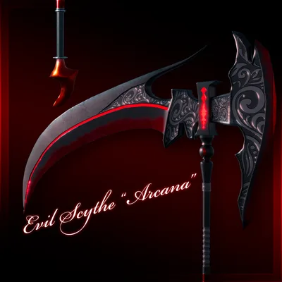 【VRC想定武器】大鎌"アルカナ"【+取出/収納時エフェクト】