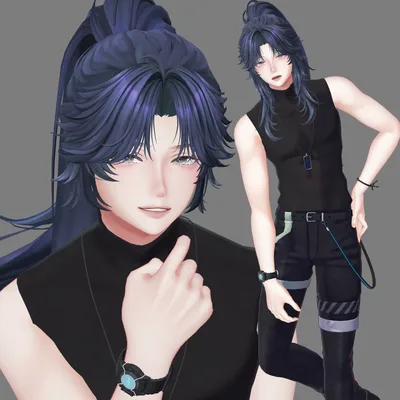 [VRC Hair] Maniac Ponytail