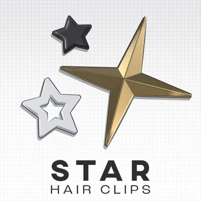 Star Hair Clips