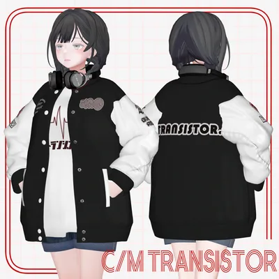 [18 Avatar] Varsity Jacket [C/M TRANSISTOR]   (スタジャン 「C/Mトランジスタ」)