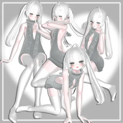 🤍FREE🤍撮影向けエッチかわ座りポーズ＊４第二弾