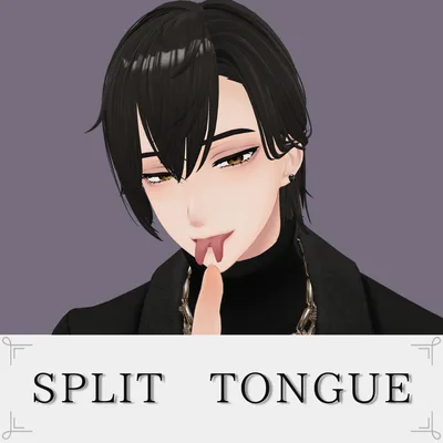 Split tongue【複数アバター対応】