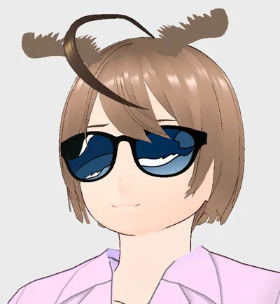 VRoid シティポップ風サングラス FREE 無料 80's 80年代風 テクスチャ