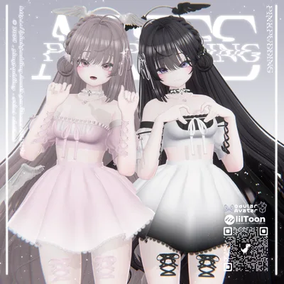 【♥5アバター対応】 ♥ARIES♥ 【VRChat向け衣装モデル】