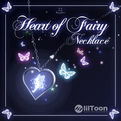 ✨️Particle accessory✨️🧚Heart of Fairy Necklace🧚‍♀️【7Color23Avatar対応】