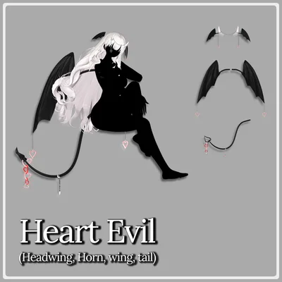 Heart Evil accessory