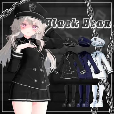 【PB】【 9アバター対応】 Black Bean 【VRChat想定】