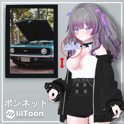 【Animation】【 6アバター対応】 Bonnet 【VRChat想定】