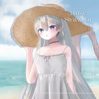 🌼Daisy StrawHat🌼【VRChat向けアクセサリー】