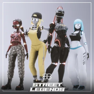 [Original 3D Model] Street Legends FF1 VRChat Avatar Bundle full Pack