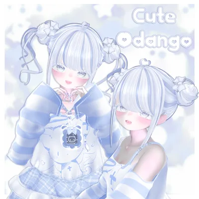 𖹭ʚcute odango ɞ𖹭vrchat hair𖹭