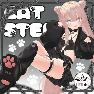 【10アバター対応】Cat Step
