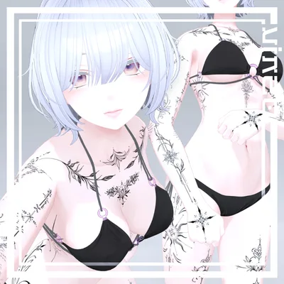 Shinra Mystic Tattoos 入れ墨 *テクスチャ* モデル「森羅」/HD