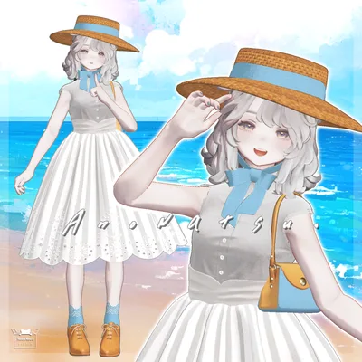 【11アバター対応】あの夏、 【VRC衣装】