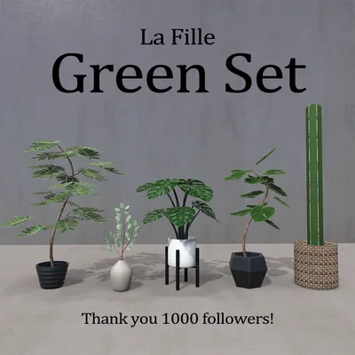 【無料】La Fille Green Set