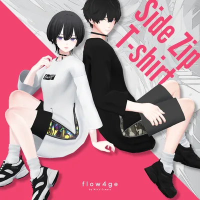 Side Zip T-shirt【16アバターセミ対応】