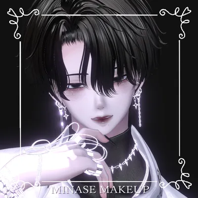 【水瀬Minase】🖤病みメイク＆瞳🖤【テクスチャ】