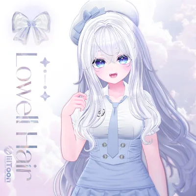 【10 avatars】【VRC Hair】 ♥ Lowell_Hair ♥