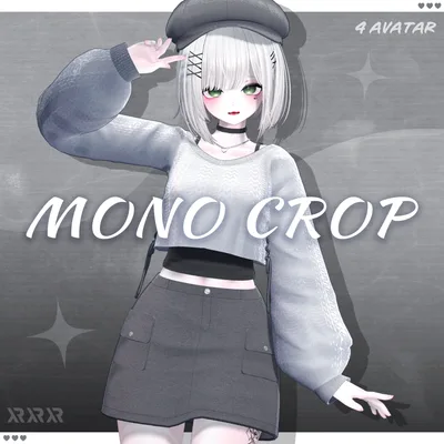 【3Dモデル】MonoCrop_6 Avatar