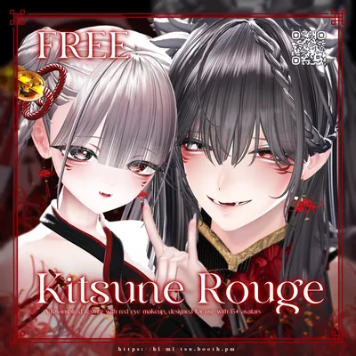 +Free+ Kitsune Rouge +15アバター対応+