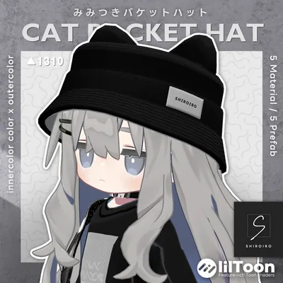 みみつきバケットハット Cat Backet Hat