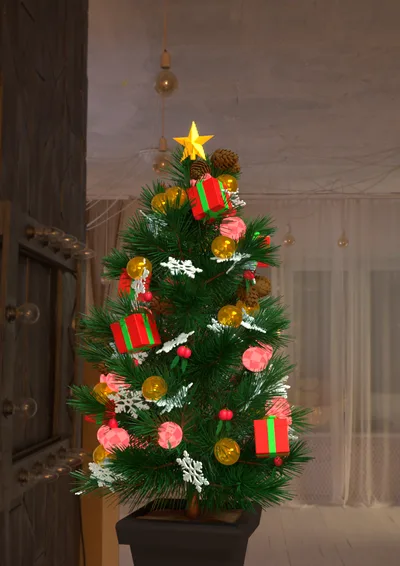 【Blender】 クリスマスツリー christmas tree【VRChat】