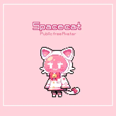 【VRCアバター】Space cat