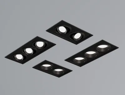 ローポリ_ボックス埋込型ダウンライト