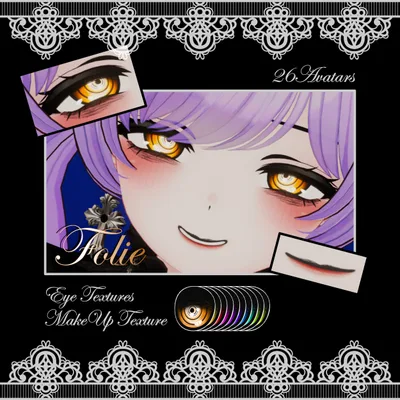 [27 Avatars] Folie Eyes and Make Up Textures
